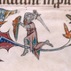 Imagen para el artículo titulado Hay un montón de pinturas medievales de caballeros luchando contra caracoles gigantes y nadie sabe bien por qué